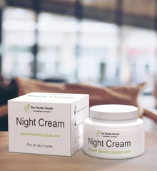 The Health Healer Night Cream Bright, White,Clear Skin For all Skin types