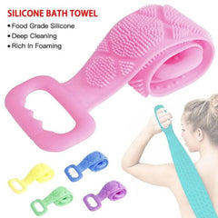 Body Wash Silicone Body Scrubber Belt | Pack Of 2